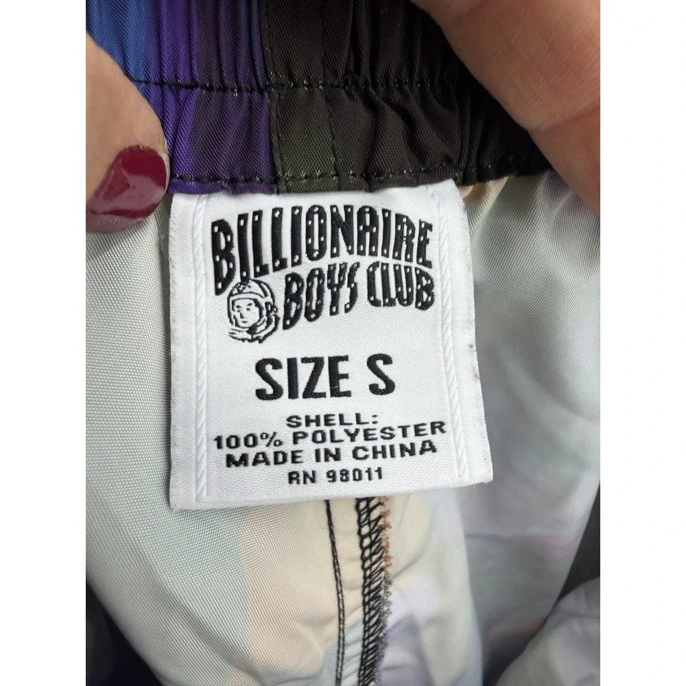 Billionaire Boys Club rembrandt Abstract Shorts Mens S Multi Color Graphic Logo